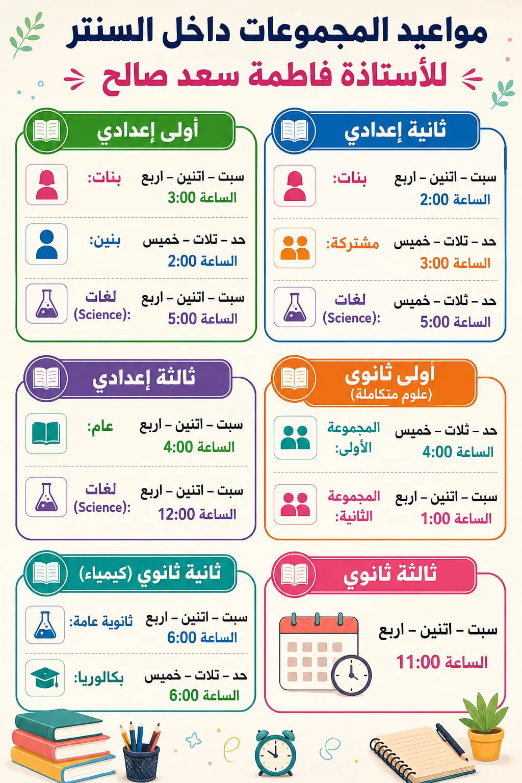 الاستاذه فاطمه سعد صالح